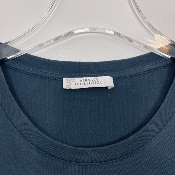 Versace Collection Medusa Embellished T-Shirt Medium - Picture 6 of 10